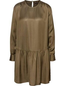 BOSS ORANGE Blusenkleid Diveno Premium Damenmode mit gerafften Details