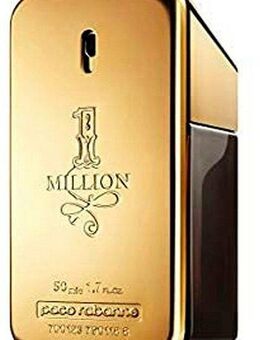 paco rabanne Eau de Toilette 1 MILLION, Orientalischer Herrenduft mit Pampelmuse, Rose, Zimt und Leder.