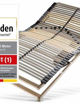 Lattenrost mit Motor Flex Motor Funk, Beco, Kopfteil motorisch verstellbar, Fußteil motorisch verstellbar, mit Funk-Fernbedienung, erhältlich in 90x200 cm und weiteren Größen
