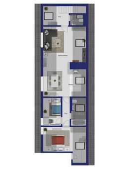 offene Dachgeschosswohnung in ruhiger Lage - Altenberga