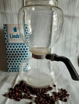 Alter, original Sintrax Glas Kaffee / Teebereiter - ein echter Vintage Designerklassiker - Niederfischbach