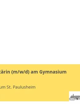 Schulsekretärin (m/w/d) am Gymnasium - Bruchsal