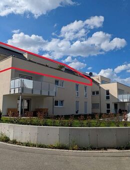 Luxuriöse Penthousewohnung mit einladender Dachterrasse (50m2) in Neubau - Schemmerhofen