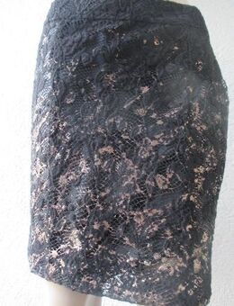 NEU mit ETIKETT * Edel * Lace Spitze * Anlass * Ausgeh * Cocktail- Party * Mini * Rock "BIBA by ESCADA" Gr. 36/ S * schwarz * kupfer- gold * - Riedlingen