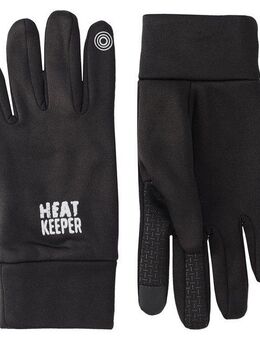 Heatkeeper Fleecehandschuhe mit Silikon-Finish an der Handfläche und I-Touch-Profile an Daumen