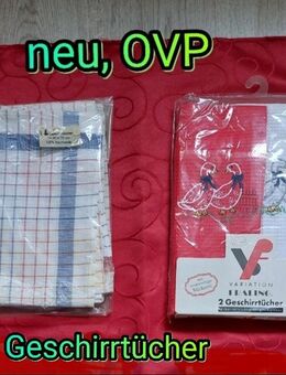Geschirrtücher, neu, OVP, 3 Bilder - Immenhausen