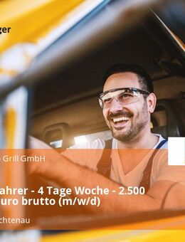 Verkaufsfahrer - 4 Tage Woche - 2.500 bis 3.500 Euro brutto (m/w/d) - Hessisch Lichtenau