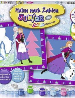 Ravensburger Malen nach Zahlen Junior, Disney Frozen, Die Eiskönigin, Made in Europe