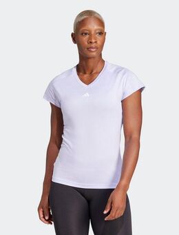adidas Performance T-Shirt TR-ES MIN T Trainingsshirt, feuchtigkeitsabsorbierend mit V Ausschnitt