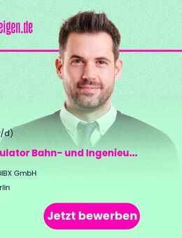 Kalkulator (m/w/d) Bahn- und Ingenieurbau - Berlin