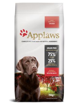 Doppelpack Applaws 2 x 7,5 kg / 15 kg - Adult Huhn Große Rassen (2 x 15 kg)