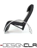 wie neu! Georg Appeltshauser Designer Relax Sessel Bauhaus Liege Lounge Chair Premium Leder Chrom in 46499