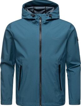 Ragwear Softshelljacke Shellwie Wasserdichte Herren Übergangsjacke mit Kapuze