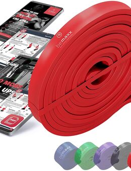 BeMaxx Fitnessband Pull Up Resistance Band Klimmzughilfe rot - Birkenfeld (Baden-Württemberg)