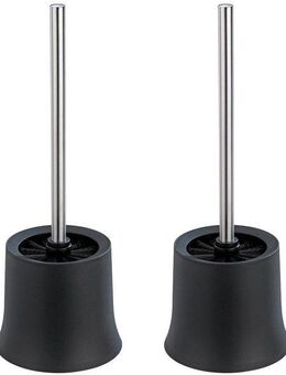 WENKO WC-Garnitur Basic Schwarz, (Set, 1-tlg), schwarz
