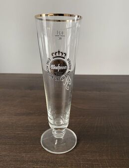 Pils Glas Warsteiner mit Gravur Goldrand - Vilshofen (Donau) Zentrum