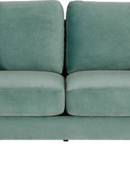 CosmoLiving by Cosmopolitan 3-Sitzer Highland, 1 Teile, pflegeleichter Veloursbezug, Sitz und Rücken gepolstert, Sitzhöhe 46cm