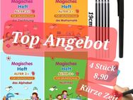 4× Wiederverwendbare Magisches Heft Für Kinder Übungsheft Deutsch - Hamburg Altstadt
