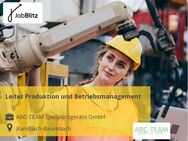 Leiter Produktion und Betriebsmanagement - Ransbach-Baumbach