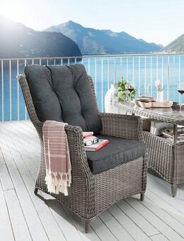 Destiny Gartensessel CASA (1-St), Aluminium, Polyrattan, inkl. Auflagen