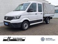 VW Crafter, 2.0 TDI Pritsche 35 DOKA mittellang FWD K, Jahr 2018 - Torgau