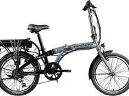 Zündapp E-Bike Klapprad Z120, 7 Gang Shimano Tourney Schaltwerk, Kettenschaltung, Heckmotor, 374,4 Wh, Pedelec, Elektrofahrrad für Damen u. Herren
