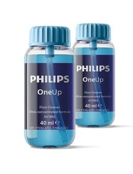 Philips OneUp XV1892/02, hochkonzentrierte Bodenlösung Fussbodenreiniger (2-St. für alle Bodenarten (auch Holzböden) geeignet)