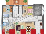 komplett sanierte exklusive 4-Zimmerwohnung mit sonnigen Balkon in der Ilmenauer Lindenstraße - Ilmenau