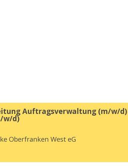 Sachbearbeitung Auftragsverwaltung (m/w/d) / Versand (m/w/d) - Meeder