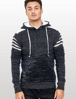 Rusty Neal Kapuzensweatshirt in modernem Strickdesign