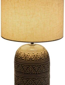 Pauleen Tischleuchte Tender Pearl max20W Beige 230V Stoff/Keramik, Ein-/Ausschalter, ohne Leuchtmittel, E14