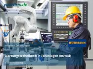 Wartungstechniker fГјr Toranlagen (m/w/d) - Braunschweig