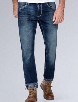 CAMP DAVID Regular-fit-Jeans mit Kontrast-Riegel