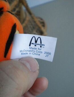 McDonalds-Plüsch-Disney-The Tigger Movie-Tiger,2000,ca. 14,5 cm - Linnich