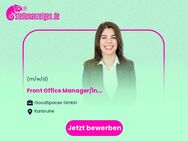 Front Office Manager/in (m/w/d) - Karlsruhe