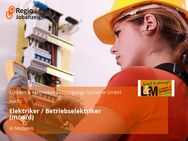 Elektriker / Betriebselektriker (m/w/d) - Meppen
