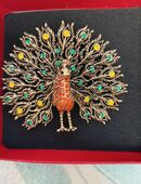 Brosche Pfauen Retro -Stil in 89250