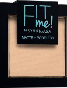 MAYBELLINE NEW YORK Puder FIT ME Matte & Poreless, mit langanhaltender Formel