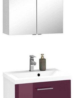 welltime Badmöbel-Set Venedig, (2-St), Spiegelschrank und Waschplatz