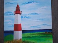 Acrylbild Leuchtturm Ostsee 42 x 56 cm Unikat - Naumburg (Saale)