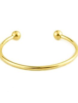 ☝️☝️☝️Offener Armreif, Spangenarmband, Armband, Edelstahl Gold, NEU⭐⭐⭐⭐⭐ - Gersthofen