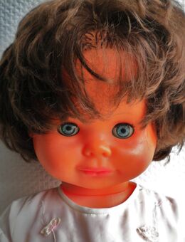 Puppe,Gummi/Plastik,mit Markenzeichen,Alt,ca. 70 cm - Linnich