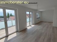 Neubau-Erstbezug /Hochwertig gebaut mit modernem Grundriss / 2-Zi-Whg. im OG / WFL 78,06 m² / Dachterrasse u. Balkon / hohe KfW-Förderung möglich! - Windischeschenbach