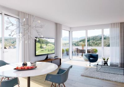 Neubau-Penthousewohnung mit einzigartigem Ausblick in Stühlingen
