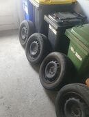 4 Reifen Fiat Winterreifen 175 x 65 x R14 mit stahlfelgen in 86529