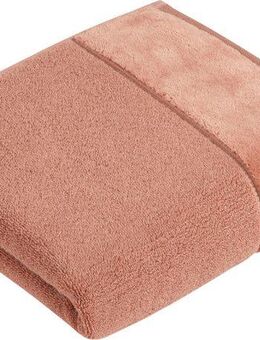 Vossen Handtuch Pure, Webfrottier (2-St), Baumwolle & VEGAN, mit eleganter Veloursbordüre