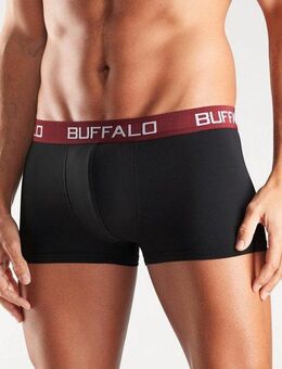 Buffalo Hipster (Packung, 4-St) knapp sitzende Boxershorts mit Kontrastbund aus Baumwollmischung