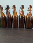 Diverse Glasflaschen mit Bügelverschluss 0,5l in 94474