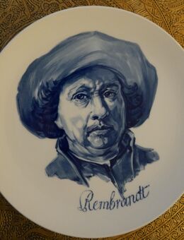 Wandteller Rembrandt Meißen 1972 , 1. Wahl - Görlitz