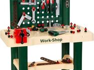 Klein Spielwerkbank Bosch, Work-Shop, (Set), Made in Germany